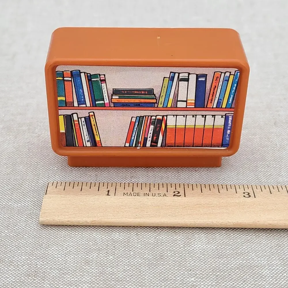VTG Arco Toys Dollhouse Living Room Furniture TV Stereo Speakers Record Player